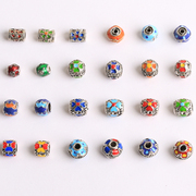 DIY jewelry materials Tibetan silver new drops of oil every Pearl clover separated beads vintage beads matching beads