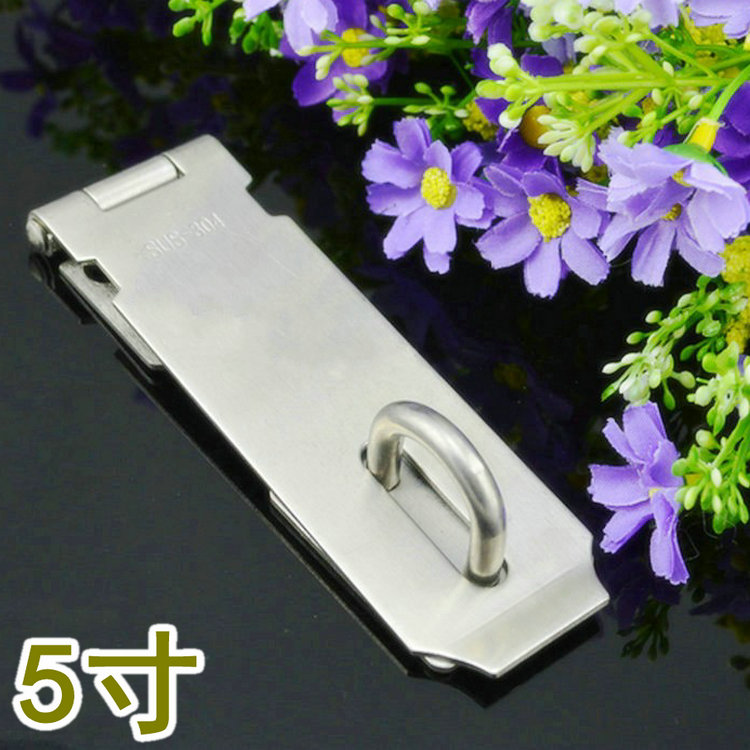 材质是加厚不锈钢 做工精致 表面全拉丝 永不生锈 送螺丝 本链接是大号5寸