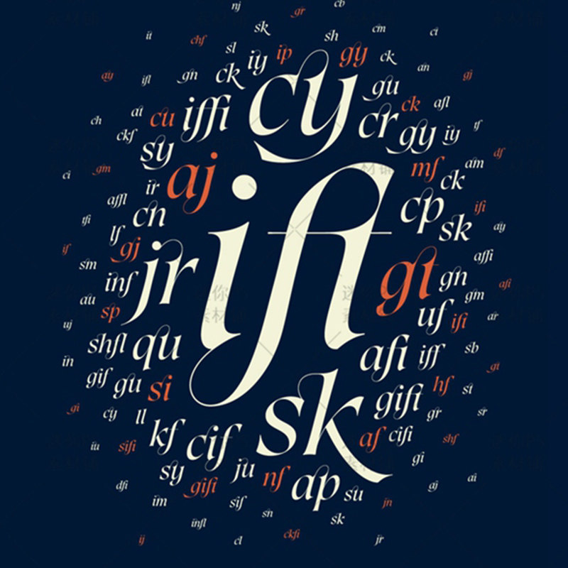 42号caligo时尚大牌杂志品牌设计logo海报英文字体设计ps素材