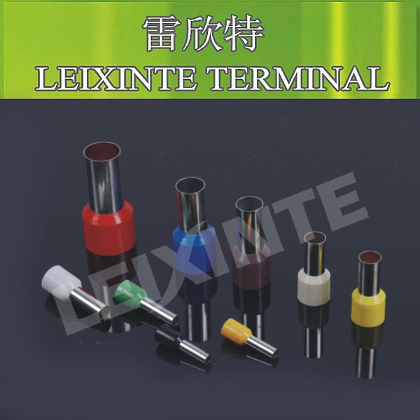 雷欣特leixinte端头管形E端子VE预绝缘紫铜黄铜冷压端子