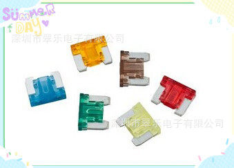 MINI迷你 短脚汽车插片式保险丝48V 58V 63V 80V 摩托车电动车 船