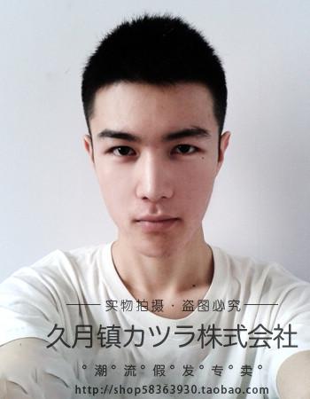 男假发男生假发短发时尚男士假发超短发毛板寸头逼真