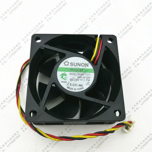 KDE1206PTV1 SUNON 12V 1.7W 三线磁悬浮散热风扇 正品 6025 台湾