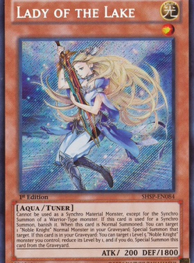 游戏王 美版 正版 - 湖中少女 Lady of the Lake/银碎/SHSP