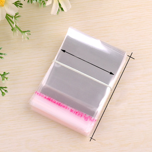 【PP袋包装袋 塑料袋 加厚带封口 DIY发饰装发夹蝴蝶结材料 工具