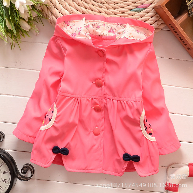 Manteau pour fille en velours côtelé - Ref 2162252 Image 1