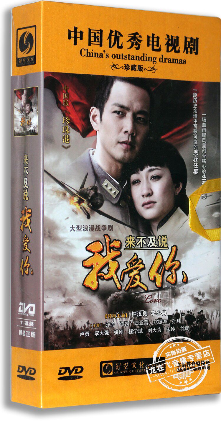 正版电视剧 来不及说我爱你 高清11DVD精装版 钟汉良 李小冉
