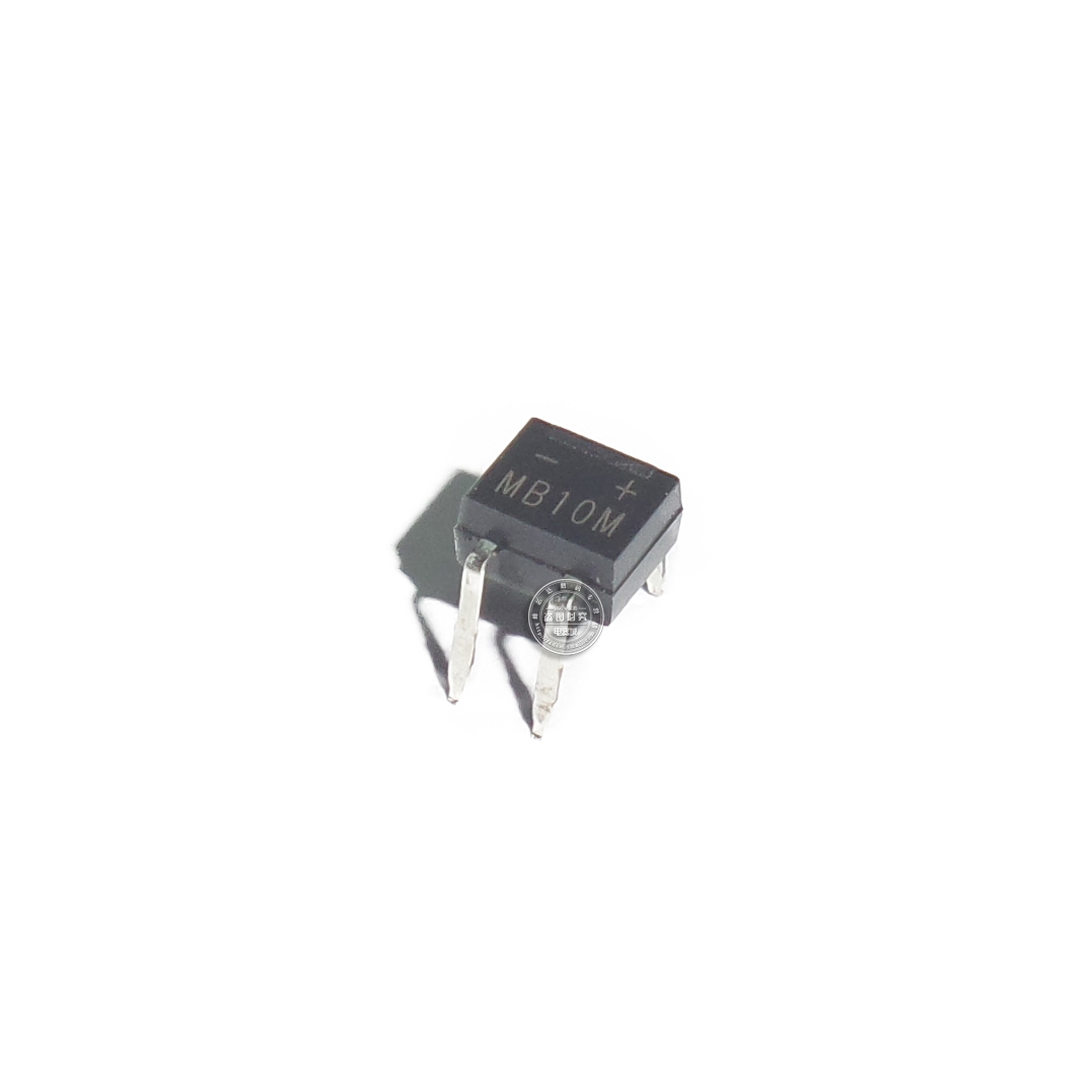 锐播丨MB10M 整流桥 桥式整流器 1000V/0.5A 直插 DIP4 (10只)