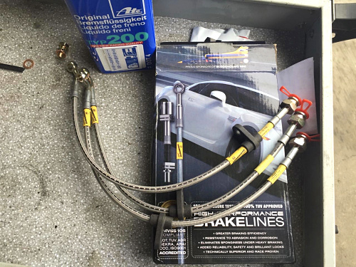 原装进口goodridge刹车钢喉福克斯st嘉年华st福克斯rs贩子改装