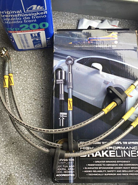 原装进口goodridge刹车钢喉福克斯st嘉年华st福克斯rs贩子改装