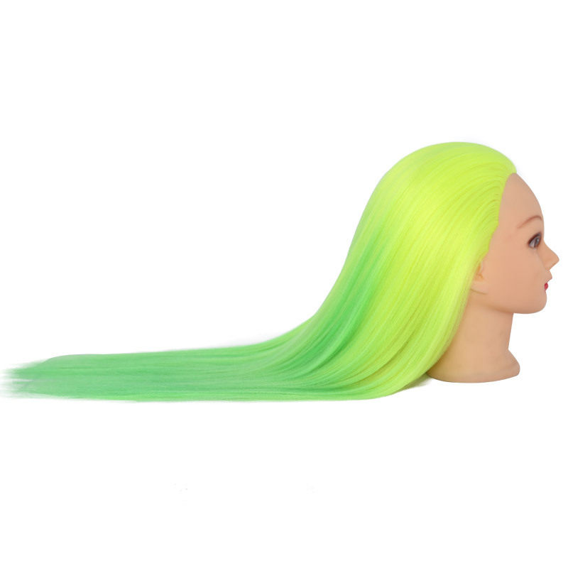 魅丝黛儿双色渐变头模假发模特头盘发编发练习头假人头模型假头模