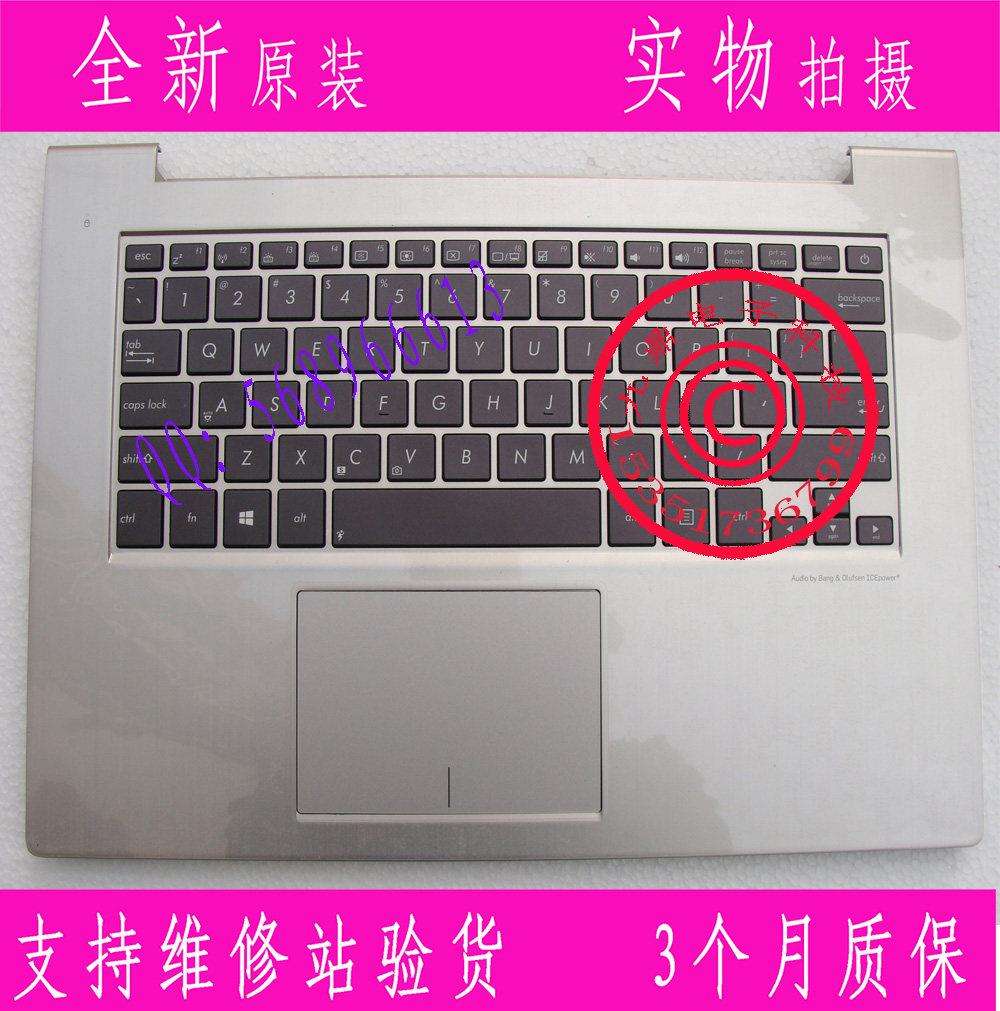 全新ASUS 华硕 UX42 UX42A UX42VS C壳+触摸板 喇叭英文背光 键盘