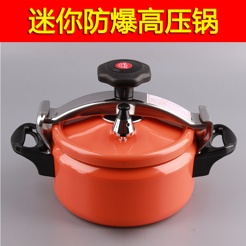 天添喜18cm迷你压力锅防爆彩色电磁炉双用通用家用饭店酒店高压锅
