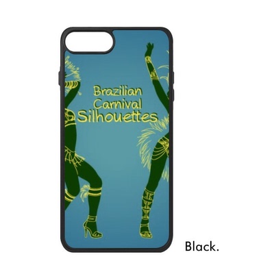 适用于iPhone剪影巴西狂欢节标语Xr手机壳max保护套678pro硅胶112