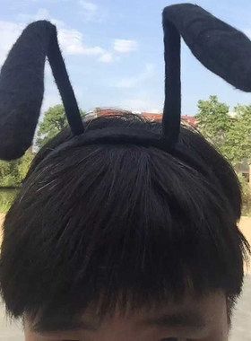 新款儿童cos动物发箍 幼儿园表演头饰 金龟子 小蜜蜂蚂蚁触角头箍