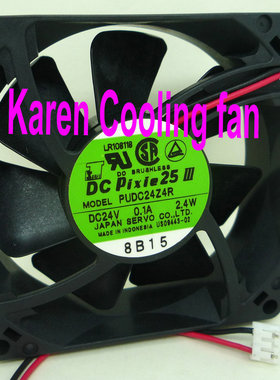 全新S ervo 8025 24V 2.4W PUDC24Z4R 8cm 变频器风扇HZDO