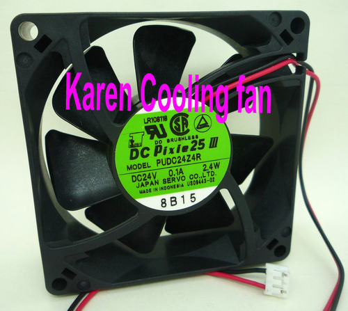 全新S ervo 8025 24V 2.4W PUDC24Z4R 8cm 变频器风扇HZDO