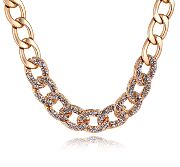 Packages-mail decorative Queen fine jewelry in Europe and Korea fashion exaggerations cropped clavicle chain necklace