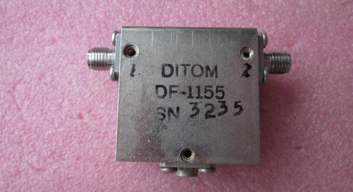 美国DITOM进口 DF-1155 1080-1350MHz SMA RF 射频微波同轴隔离器 质量包好，包能用 可提供详细测试图 请放心购买