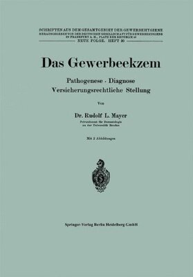 【预订】Das Gewerbeekzem: Pathogenese . Diag...