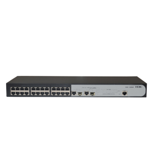 H3C华三SMB-S2626网管交换机24口VLAN端口2SFP镜像防雷联保带票