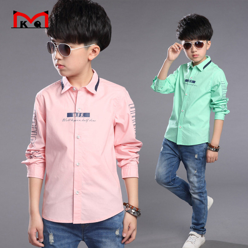 Chemise garcon à manche longue - Ref 2073835 Image 1