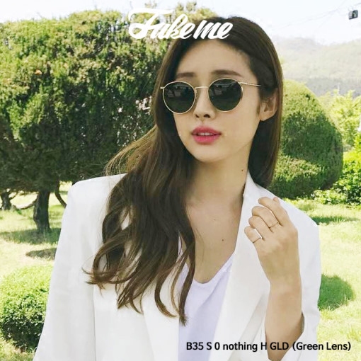 韩国正品代购宣美同款FAKE ME设计师官网 复古圆形B35太阳墨镜4色