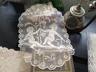 新品上架特惠《经典绝版珍藏》出口英国手工编扣网扣装饰垫餐垫