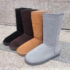真皮厚毛雪地靴女靴5815 5854高筒中筒低筒雪地靴LOUTIA 5825