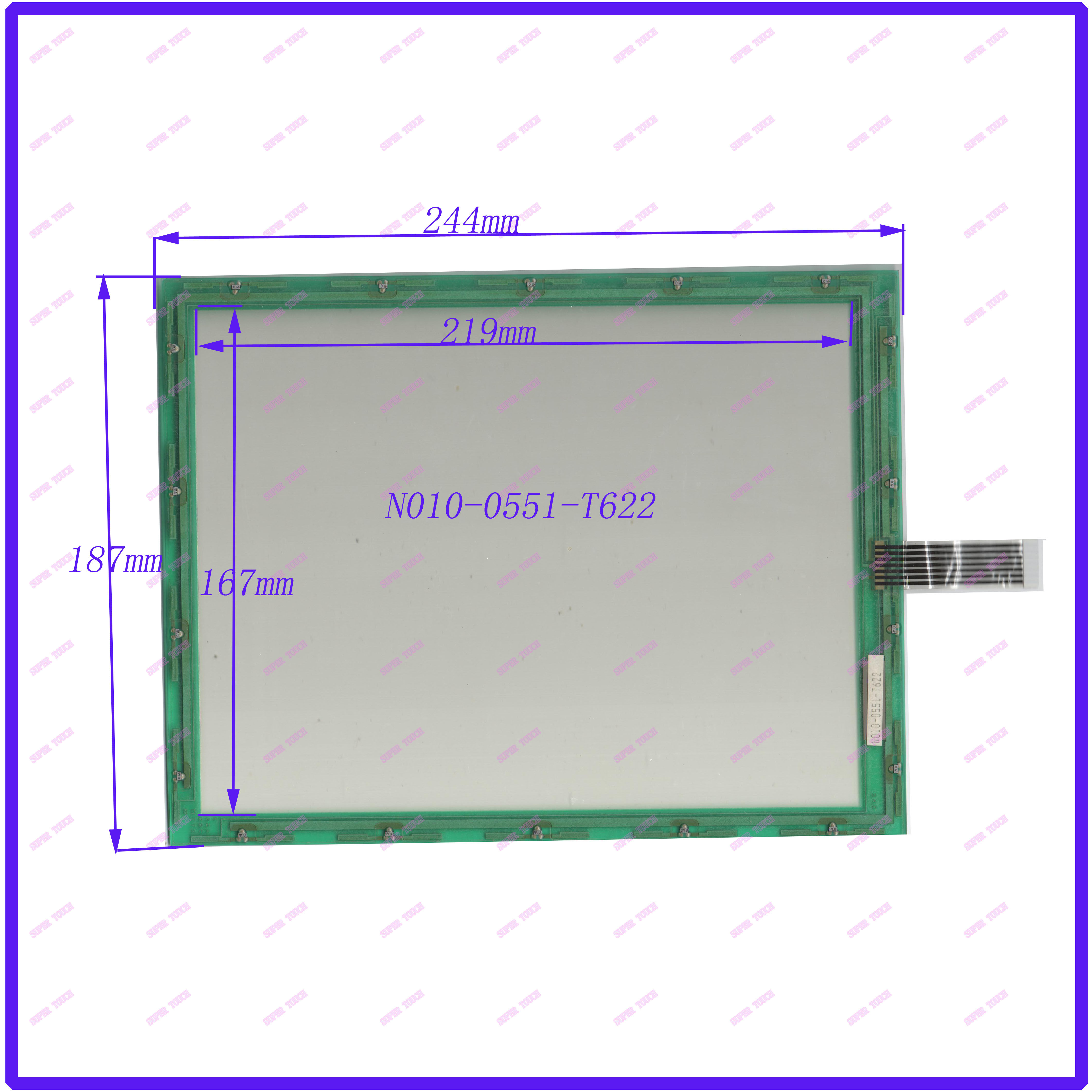 N010-0551-T622 触摸外屏 手写屏 原装正品  244*187 工控屏