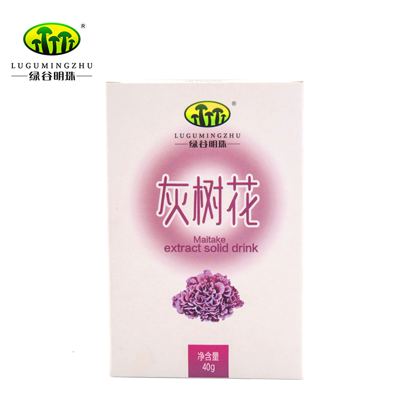 綠谷明珠灰樹花多糖D組分提取物舞茸灰樹花固體飲料4g/袋*10袋