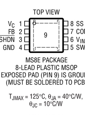 进口原装  LT1946EMS8 LT1946EMS8E LT1946 LTUG MSOP现货直拍