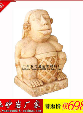 人造石砂岩石材圆雕泰国厚嘴Y076欧式石材雕塑园林景观玻璃钢雕塑