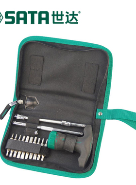 世达工具 24件T形柄棘轮螺丝批组套 09341螺丝刀套装