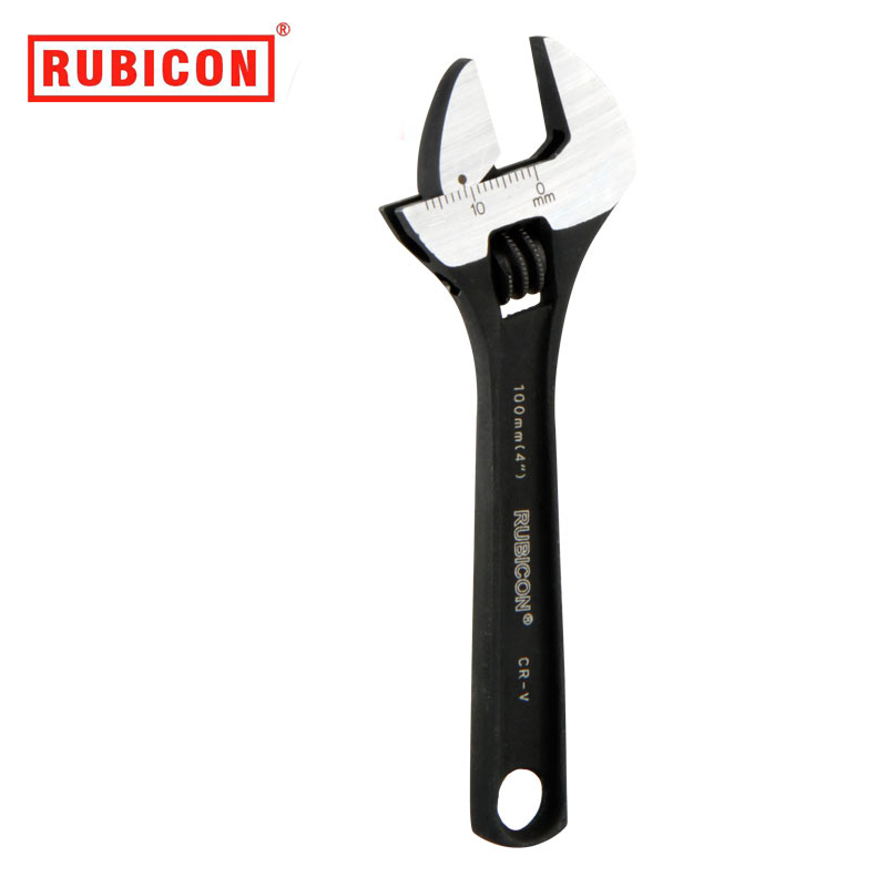 日本罗宾汉RUBICON 鉻钒钢带刻度RAP-004/6/8/10/12寸活动扳手