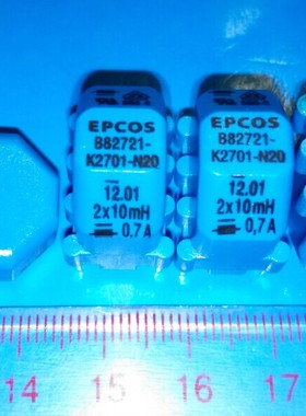 西门子原装进口EPCOS功率电感 B82721-K2701-N20 10mH 0.7A