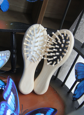 BJD娃娃配件假发梳子1/346分气垫木梳打理假发SD/DZ/MDD/DK/LUTS