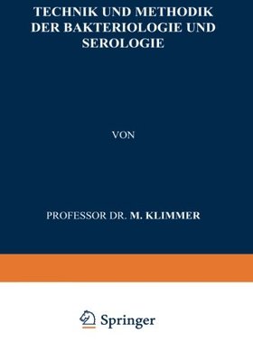 【预订】Technik Und Methodik Der Bakteriolog...