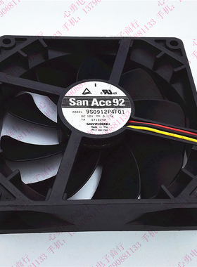 原装Sanyo/三洋4线PWM控速散热风扇9S0912P4F01 12V 0.17A 9025