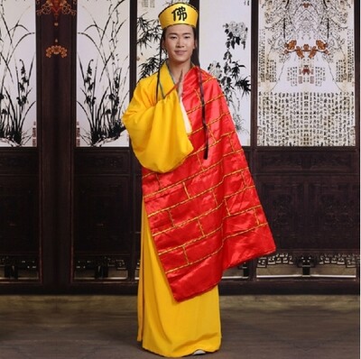 2014年新款法海服主持服武僧演出服和尚衣服僧袍少林寺服装袈裟服