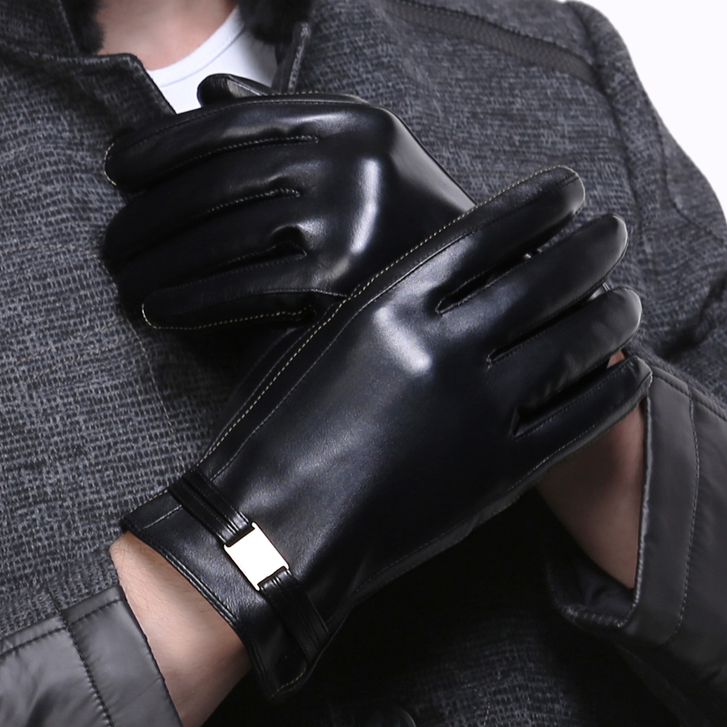 Gants pour homme      en peau de mouton - Ref 2782420 Image 1