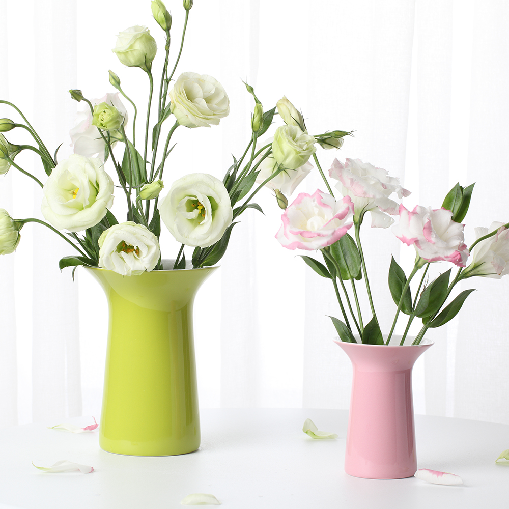 敞口陶瓷花瓶S11 /随想出品/ 现代办公桌上的时尚花瓶摆件