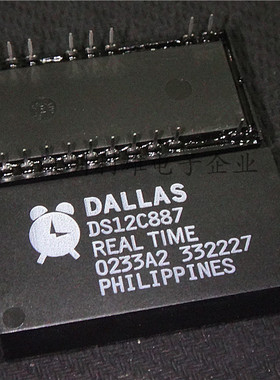 现货  DS12C887  直插 DIP-18  时钟电路/时钟/计时  全新原装