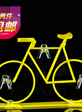 特价定制创意自行车型亚克力眼镜展示道具托墨镜太阳镜陈列架子