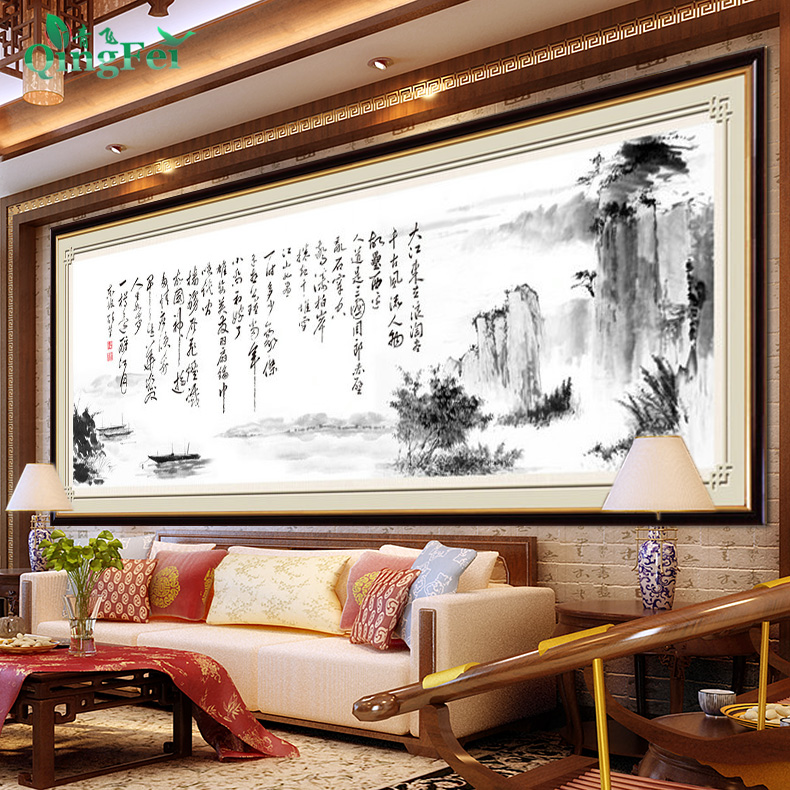 青飞印花念奴娇赤壁十字绣怀古