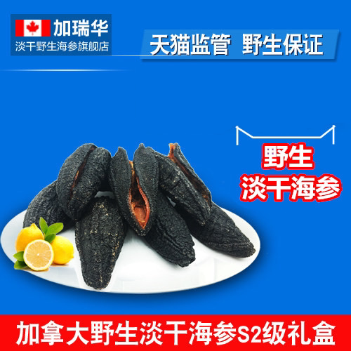 加拿大进口 GARYWATT 加瑞华 凹刺北极野生淡干海参礼盒 50g 优惠券折后￥68包邮（￥98-30）