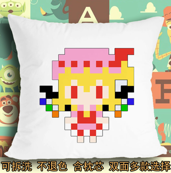 座垫软垫抱枕毛绒靠垫子东方像素pix帕秋莉芙兰朵露西行寺幽幽子