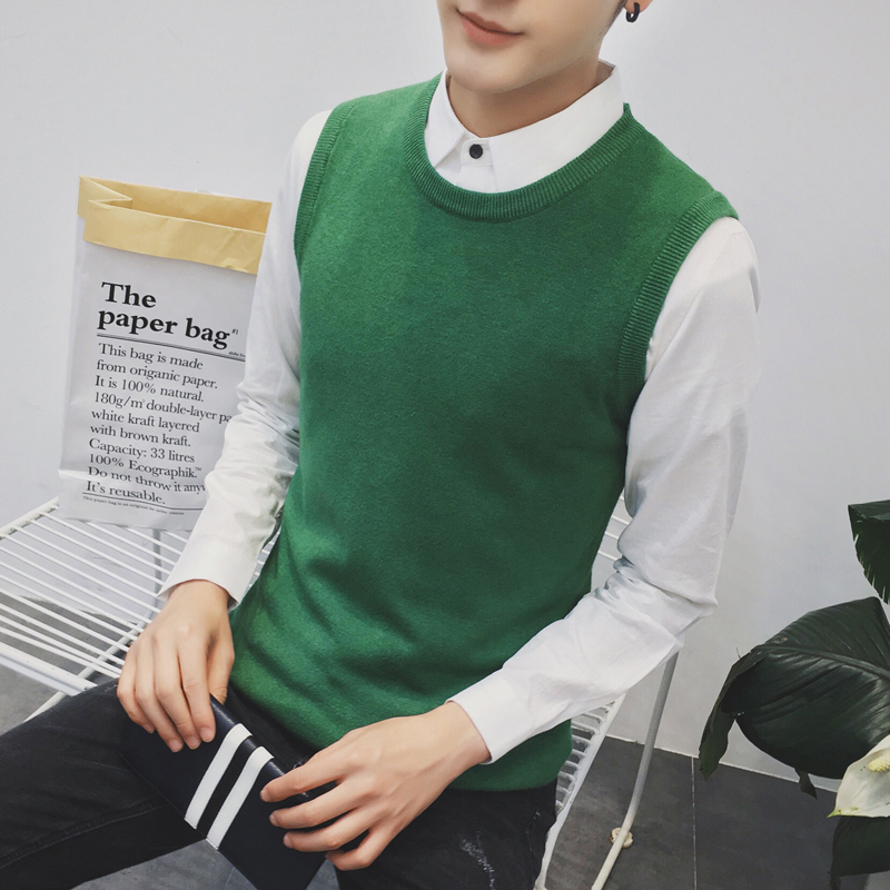 Débardeur homme Woolen gilet pour automne - Ref 1597070 Image 1