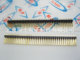 镀金2 直针 40P 间距2.54MM 精工南士 双排针 80PIN 针长15MM A级