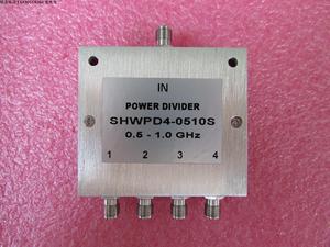 0.5-1GHz 10W SMA RF 射频同轴4路 一分四功分器 不锈钢接头